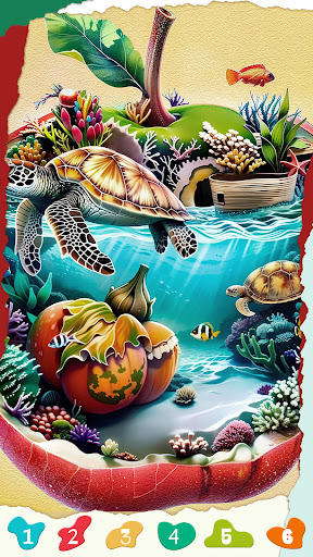 Abstract Surreal Coloring Game 5