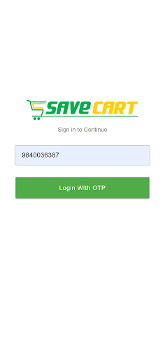 Android application SaveCart - Shopping App screenshort