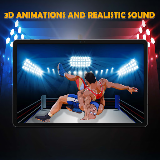 Android application Wrestling Ring Fighting YO screenshort