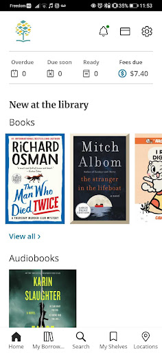 Android application Port Moody Public Library screenshort