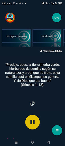 Cristo Viene Radio Tv Screen 2