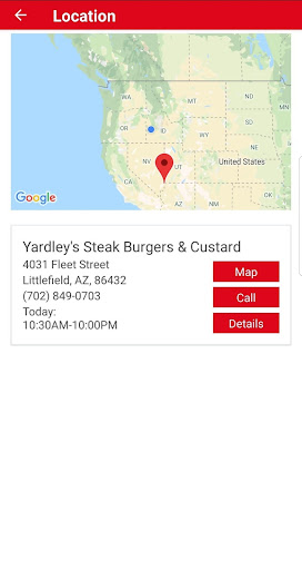 Yardleys Steakburgers & Custa Screen 2