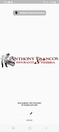 Android application Anthony Francos Pizzeria screenshort