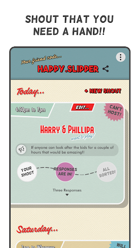 Android application OutShout screenshort