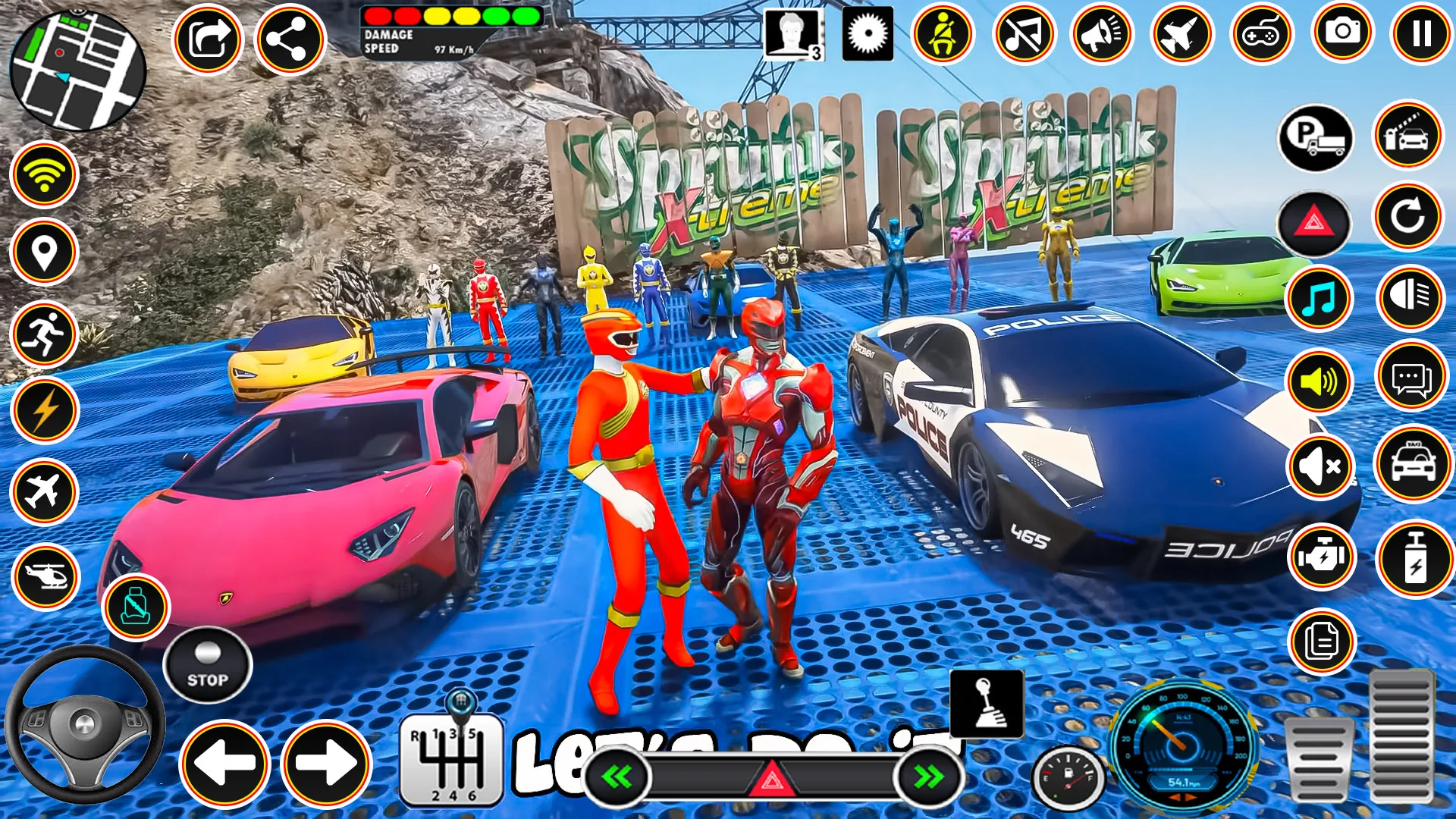 Spider Car Stunt Game Car Game PC LDPlayer