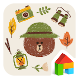 Camping LINE Launcher theme icon