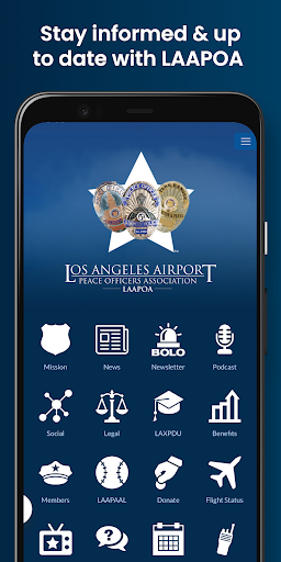 Android application LA Airport Peace Officers screenshort