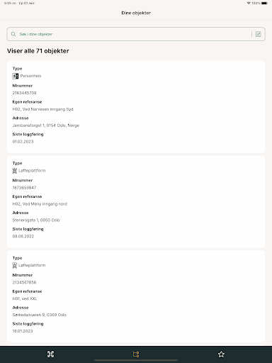 LILO digital loggbok