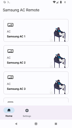 Remote For Samsung AC Screen 2