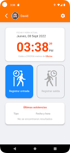 Presenza Control de Asistencia Screen 2