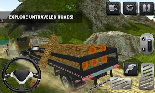 Log Transport Truck Driving For PC installation