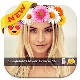 Snap Flower Crown Photo Editor icon