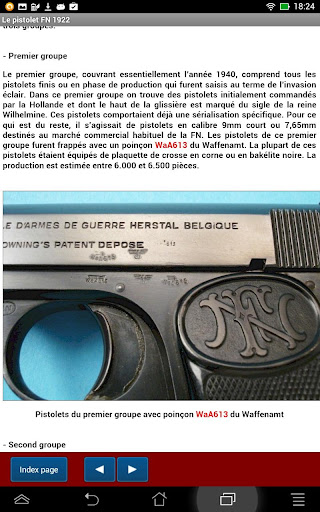 Pistolets FN 1910 - 1922