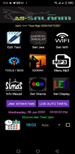 Android application EltopAssalaamJws screenshort