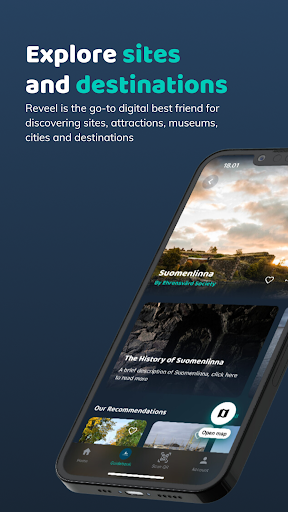 Android application Reveel - Explore Destinations screenshort