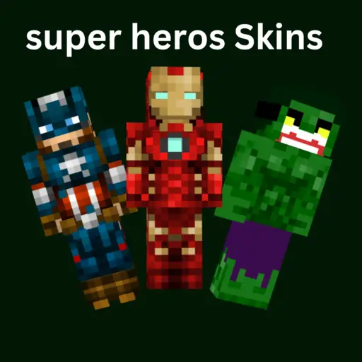 Superhero Skins for Minecraft logo