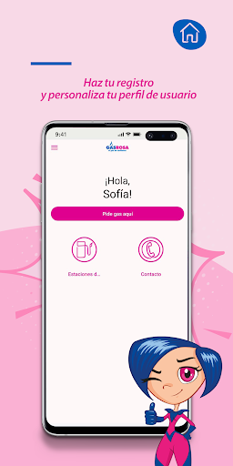 Android application Gas Rosa screenshort