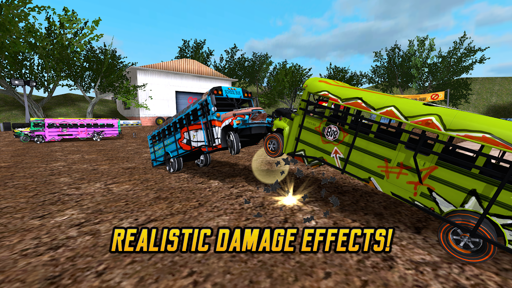 School Bus Demolition Derby 1.2.5 APK + Mod (Unlimited money / Free purchase) for Android