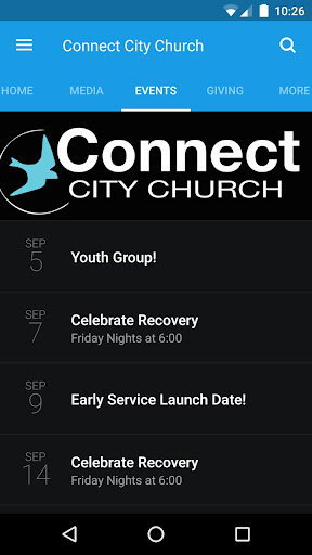 Connect City Church Screen 3