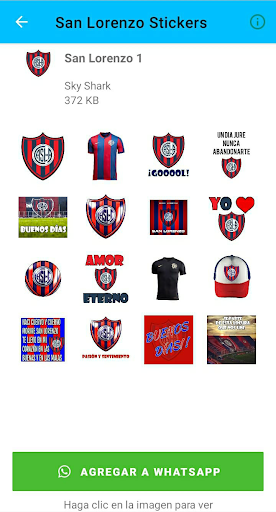 San Lorenzo Stickers