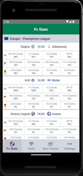 FcStats InPlay Football Alerts - 1.12 - (Android)