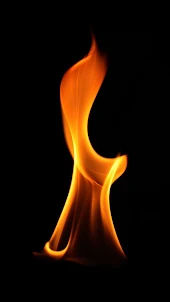 Brennende Flammenwallpaper