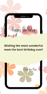 Birthday wishes to mom