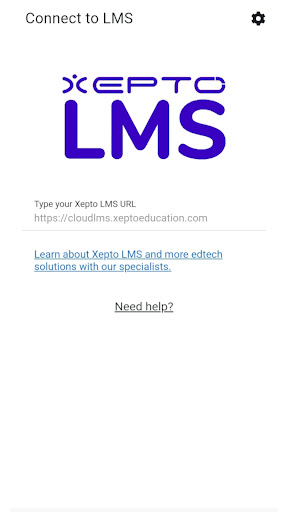 Android application Xepto LMS screenshort