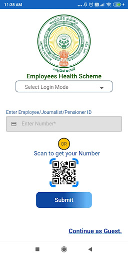 Android application EHS AP screenshort