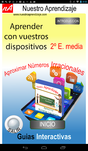 Android application Números Irracionales Aproximar screenshort