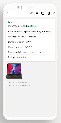 Shopping Note - Memo Screen 3