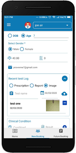 Spirals Health Coordinator Screen 2