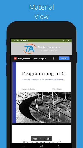TechnoAsserts e-Learn Platform Screen 3