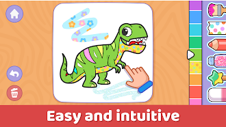 Game screenshot Coloring game for toddlers 1+ hack