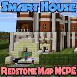 Map MCPE Redstone Smart House icon