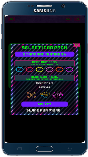 Neon Sudoku Screen 2