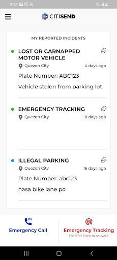 CitiSend for LTO Screen 3