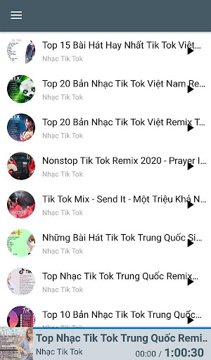 Nhạc tổng hợp trên tik tok Screen 2