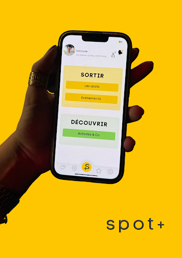 Android application spot+ screenshort