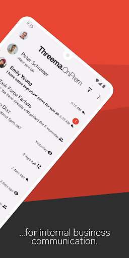 Threema OnPrem. Self-Hosted Screen 2