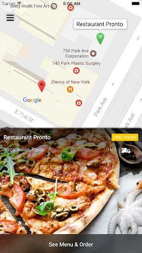 Pronto Restaurant Screen 2