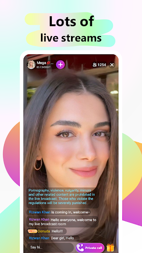 Vibme-Live chat & meet friends Screen 3