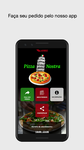 Android application Pizza Nostra Portugal screenshort
