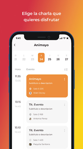Android application T-ME screenshort