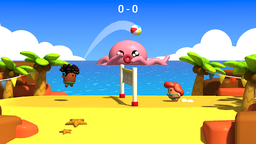 Android application Smash Guys Beach Volleyball screenshort