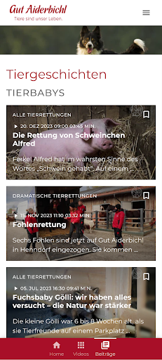 Gut Aiderbichl TV Screen 3