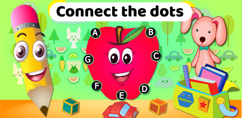 Connect the dots ABC Kids Game