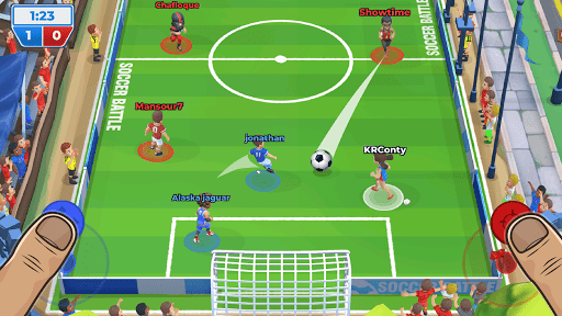 Télécharger Gratuit Bataille de Football (Soccer Battle) APK MOD (Astuce) screenshots 5