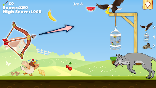 Rope Archery Birds Rescue Screen 3
