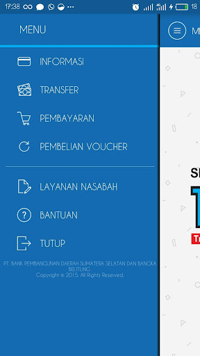 Sms banking bank sumsel